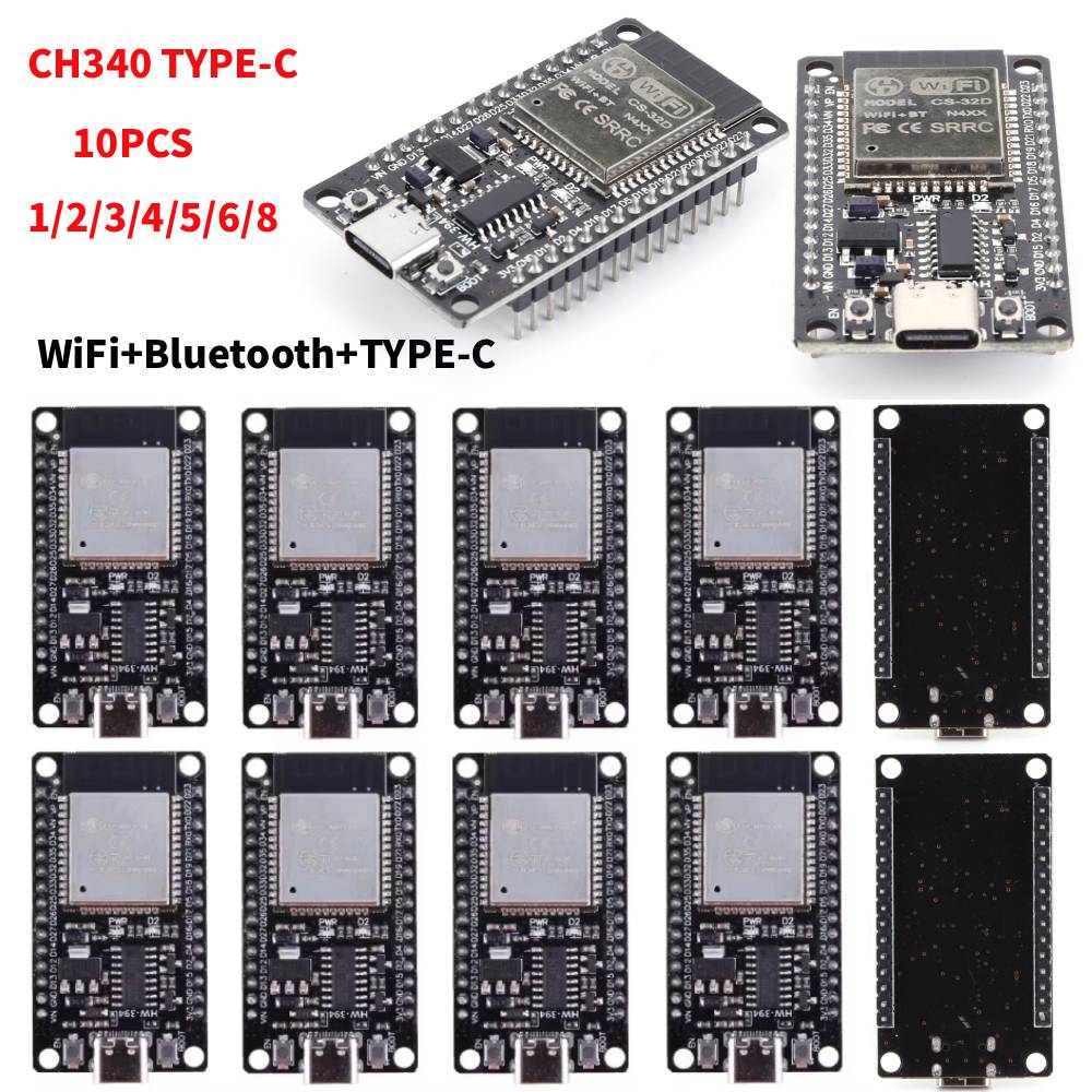 Esp8266 Nodemcu Board - ESP32 WROOM-32 開発ボード TYPE-C マイクロ USB