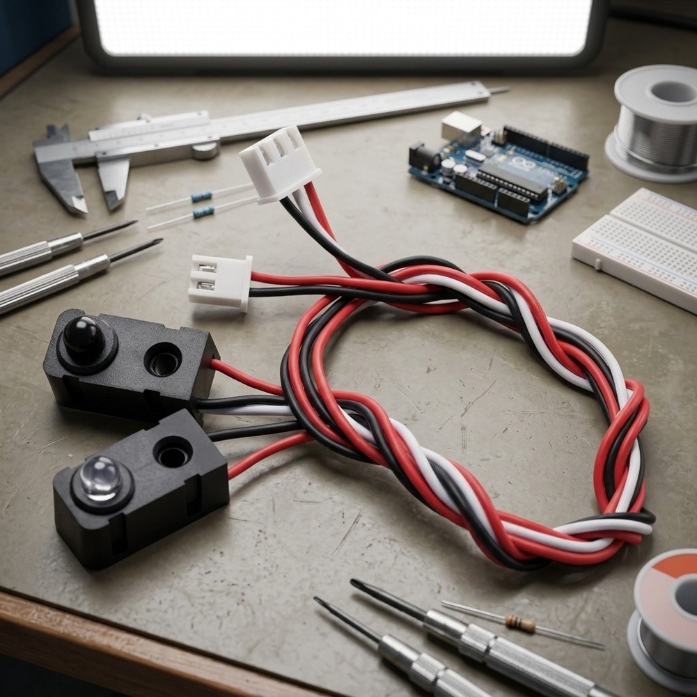 Home Automation Diy Kit - 4ペア赤外線ビームセンサーキット スルービームIRスイッチ 5V DC スマートホームオートメーションセキュリティシステムおよびDIYロボティクスプロ用