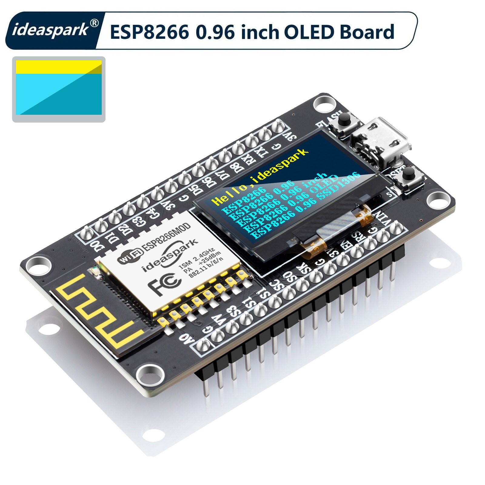 Esp8266 Nodemcu Board - NodeMCU ESP8266 開発ボード、0.96 インチ OLED ディスプレイ、CH-340、ESP-12E