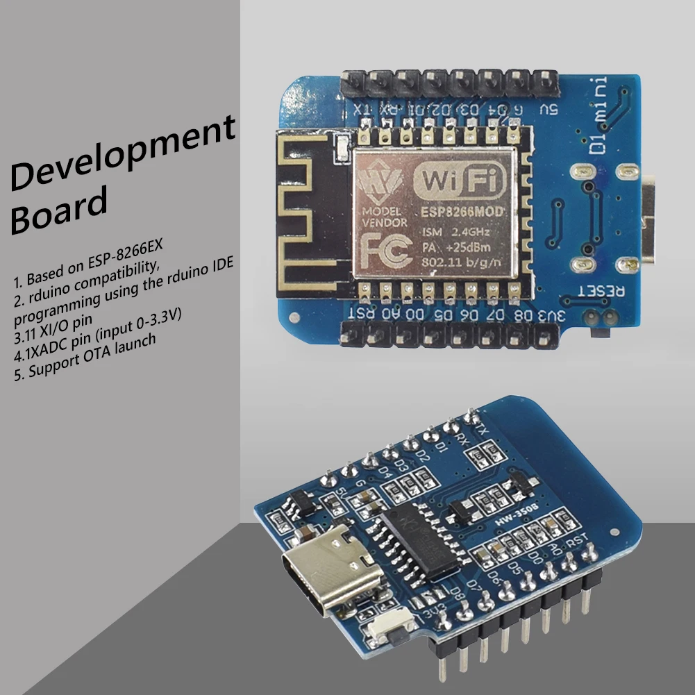 ESP8266 ESP-12F D1 ミニ NodeMcu  - Esp8266 Nodemcu Board のレビューと価格