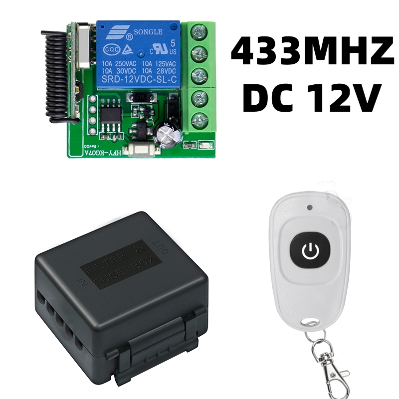 433MHz DIY ワイヤレススイッチ DC 12V 1C - Diy Home Automation Controller のレビューと価格