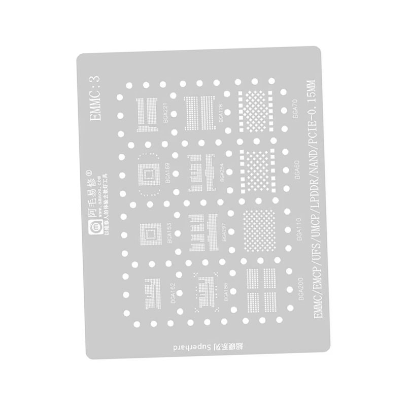 AMAOE EMMC3 BGA リボールステンシル Andr - Tasmota Flash Tool のレビューと価格