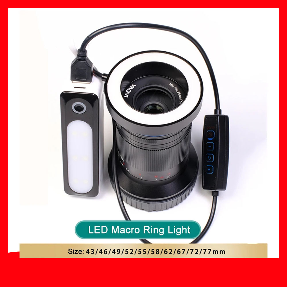 43 〜 77 ミリメートル調光可能な LED マクロフラッ - Tasmota Flash Tool のレビューと価格