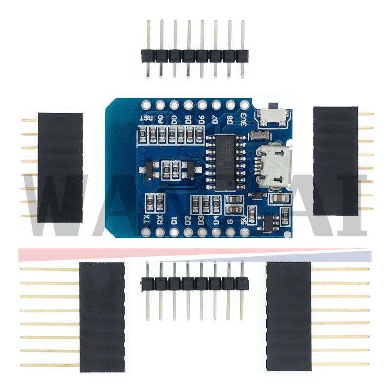 WeMos D1 Mini Pro V3.0.0 バイト L - Esp8266 Nodemcu Board のレビューと価格