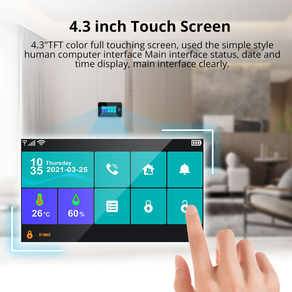 KERUI Tuya アラームパネル DIY アラームキット - Home Automation Diy Kit のレビューと価格