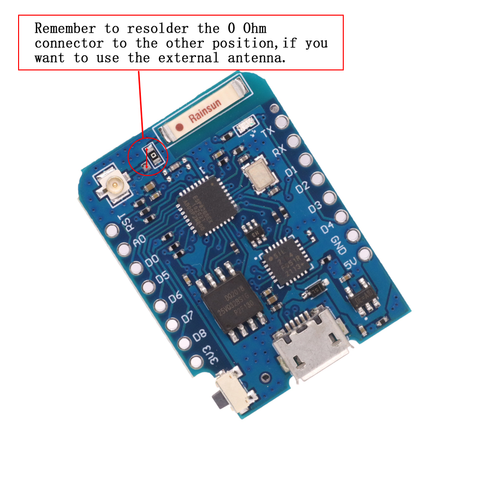 WeMos D1 Mini Pro V3.0 NodeMcu - Esp8266 Nodemcu Board のレビューと価格
