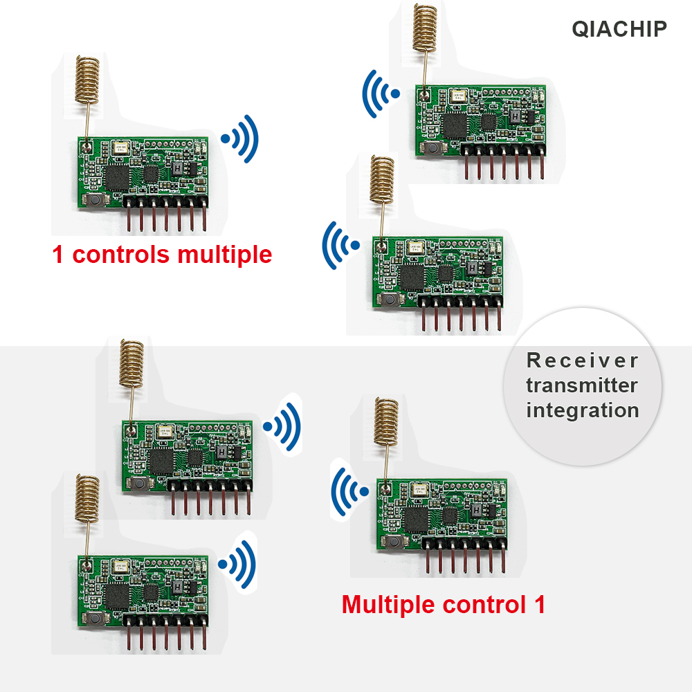 QIACHIP RF 受信および送信統合 868Mhz 4C - Home Automation With Arduino のレビューと価格